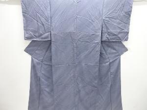 紗袷花唐草模様織り出し色無地着物